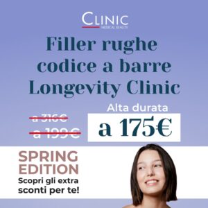 Filler - Codice Barre Longevity Clinic alta durata