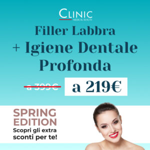 Filler Labbra + Igiene Dentale Profonda